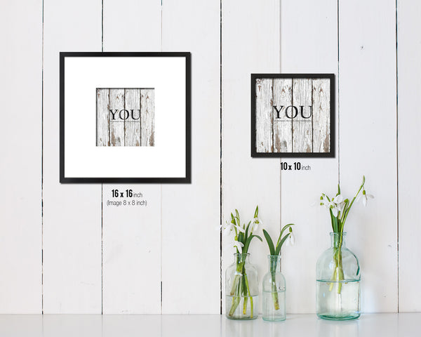 YOU are the reason why I smile Quote Framed Print Home Decor Wall Art Gifts