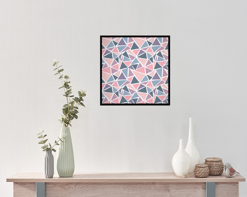Abstract Pink Artwork Wood Frame Gifts Modern Wall Decor Art Prints