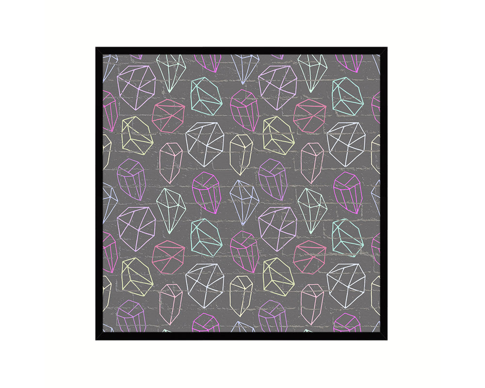 Abstract Line Artwork Wood Frame Gifts Modern Wall Decor Art Prints