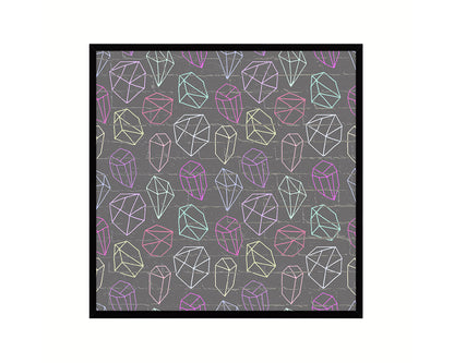 Abstract Line Artwork Wood Frame Gifts Modern Wall Decor Art Prints