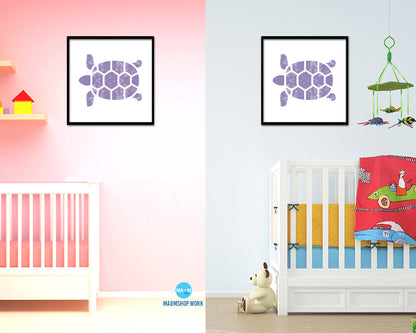 Turtle Animal Nursery Room Fine Art Paper Prints Home Decor Wall Art Gifts