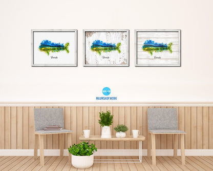 Dorado Fish Framed Prints Modern Restaurant Sushi Bar Watercolor Wall Art Decor