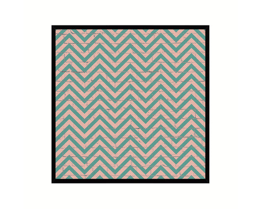 Geometric Abstract Artwork Wood Frame Gifts Modern Wall Decor Art Prints