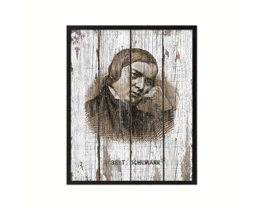 Robert Schumann Classical Music Framed Print Orchestra Teacher Gifts Home Wall Decor