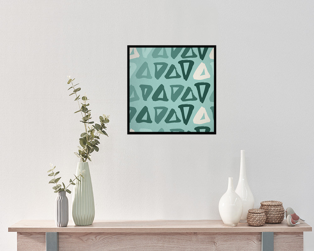 Shape Abstract Artwork Wood Frame Gifts Modern Wall Decor Art Prints