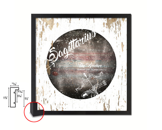 Sagittarius Astrology Prediction Yearly Horoscope Wood Framed Print Wall Art Decor Gifts
