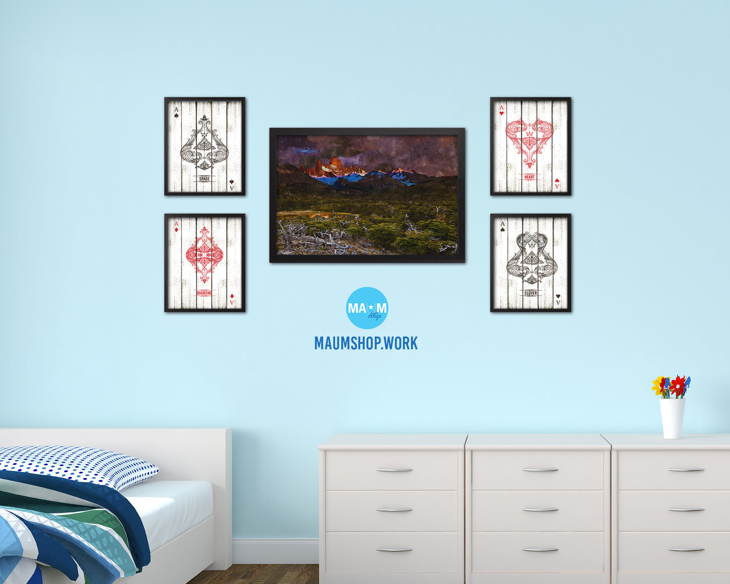 Mount Fitz Roy, Los Glaciares National Park, Sunrise, Patagonia, South America, Argentina, Landmark