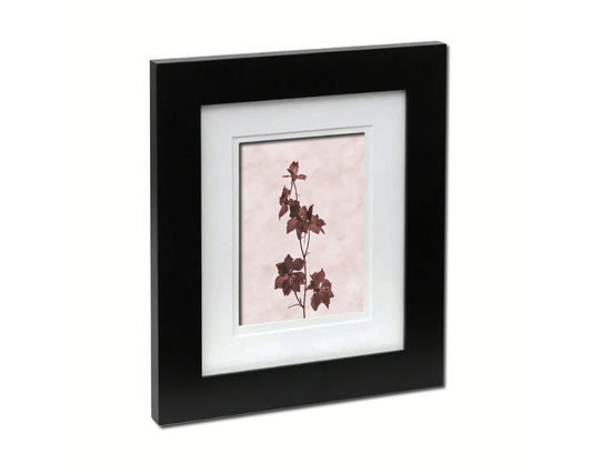 Lilac Sepia Plants Art Wood Framed Print Wall Decor Gifts