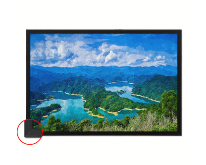 Thousand Island Lake, Shiding Crocodile Island, Feitsui Dam, New Taipei, Asia, Taiwan, Landmark
