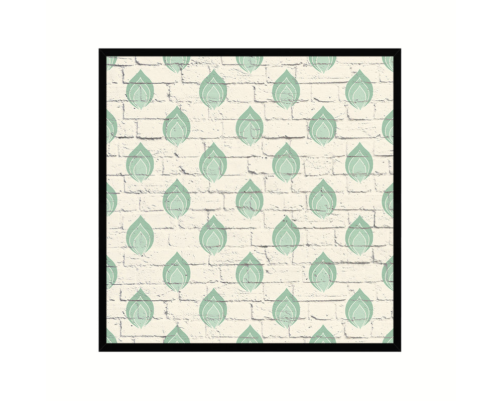 Abstract Green Artwork Wood Frame Gifts Modern Wall Decor Art Prints