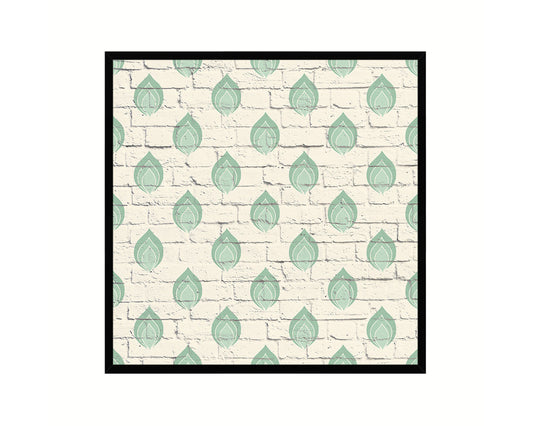 Abstract Green Artwork Wood Frame Gifts Modern Wall Decor Art Prints