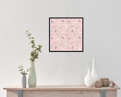 Abstract Artwork Wood Frame Gifts Modern Wall Decor Art Prints
