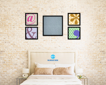 Abstract Artwork Wood Frame Gifts Modern Wall Decor Art Prints