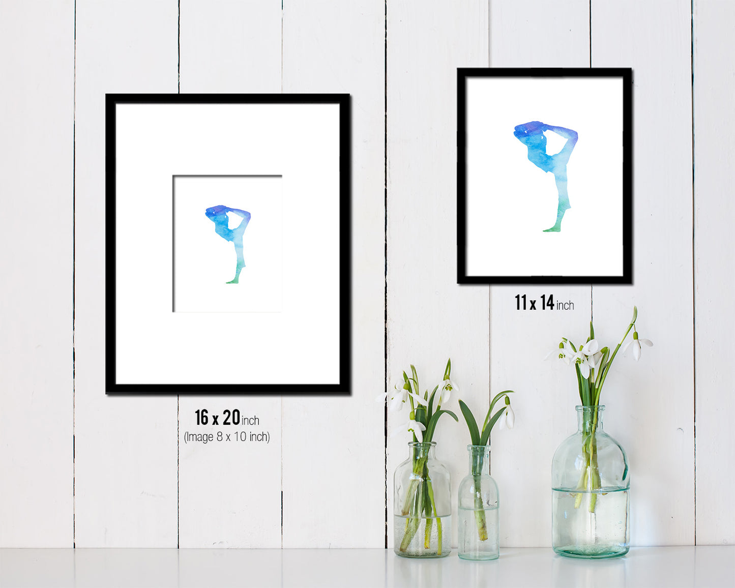 Yoga Pose Yoga Wood Framed Print Wall Decor Art Gifts