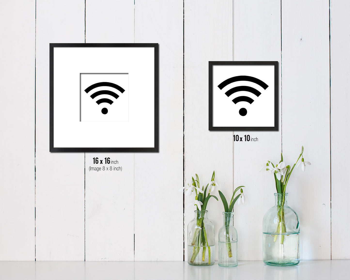 Wifi Punctuation Symbol Framed Print Home Decor Wall Art English Teacher Gifts