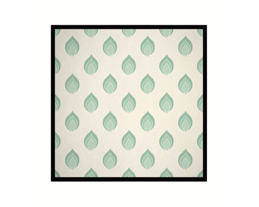 Abstract Green Artwork Wood Frame Gifts Modern Wall Decor Art Prints