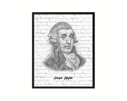 Joseph Haydn Classical Music Framed Print Orchestra Teacher Gifts Home Wall Decor