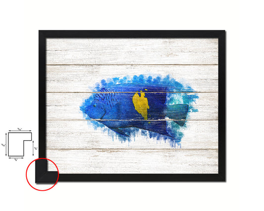 Tropical Fish Framed Print Modern Restaurant Sushi Bar Modern Watercolor Wall Art Decor