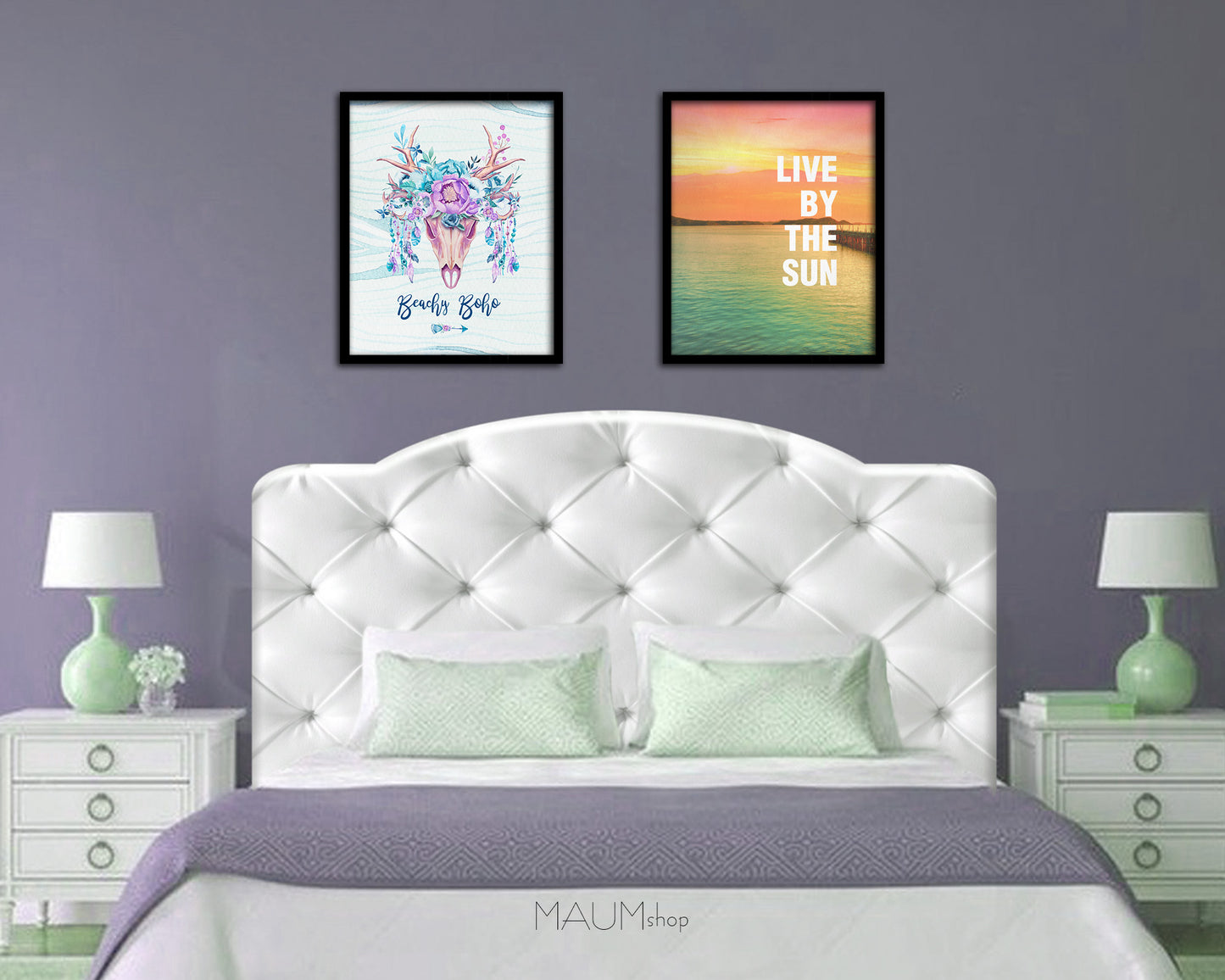 Live by the sun Quote Framed Print Wall Decor Art Gifts