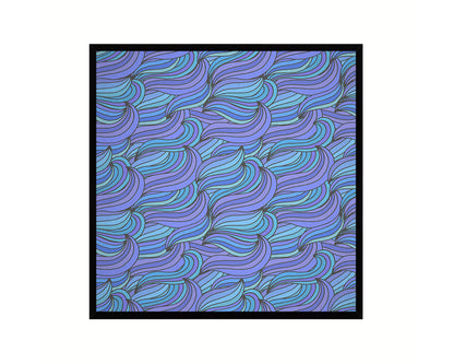 Abstract Purple Artwork Wood Frame Gifts Modern Wall Decor Art Prints