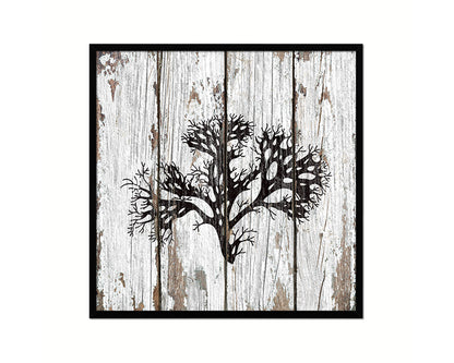 Coral Reef Nautical Wood Framed Gifts Ocean Beach Fishing Home Decor Wall Art Prints