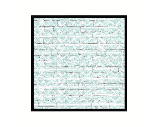 Geometric Abstract Artwork Wood Frame Gifts Modern Wall Decor Art Prints