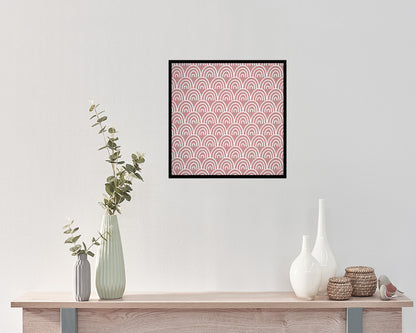 Abstract Red Artwork Wood Frame Gifts Modern Wall Decor Art Prints