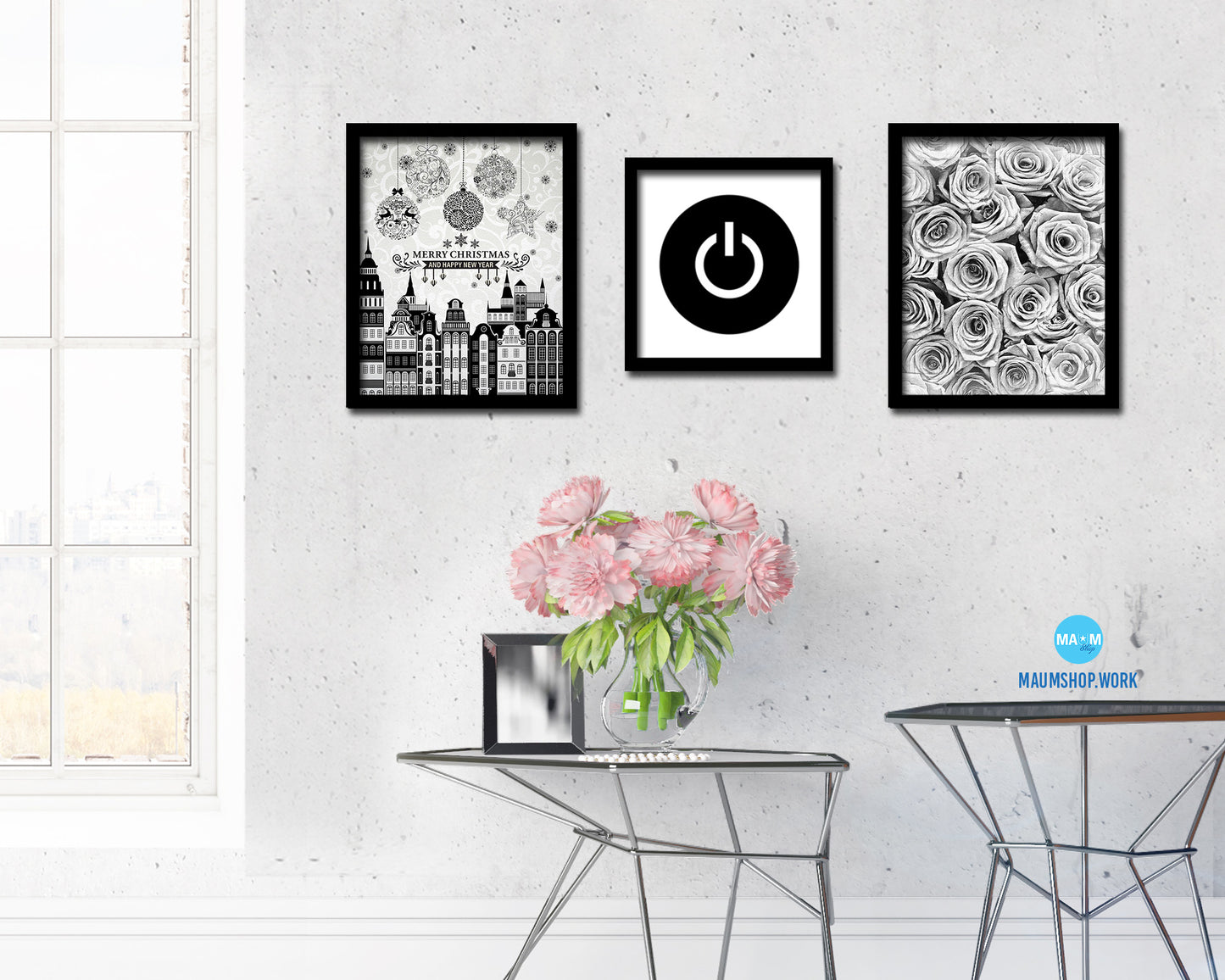 On Punctuation Symbol Framed Print Home Decor Wall Art English Teacher Gifts