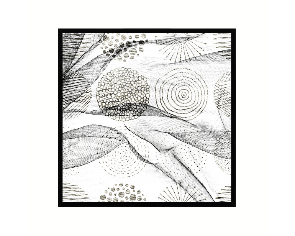 Shape Abstract Artwork Wood Frame Gifts Modern Wall Decor Art Prints