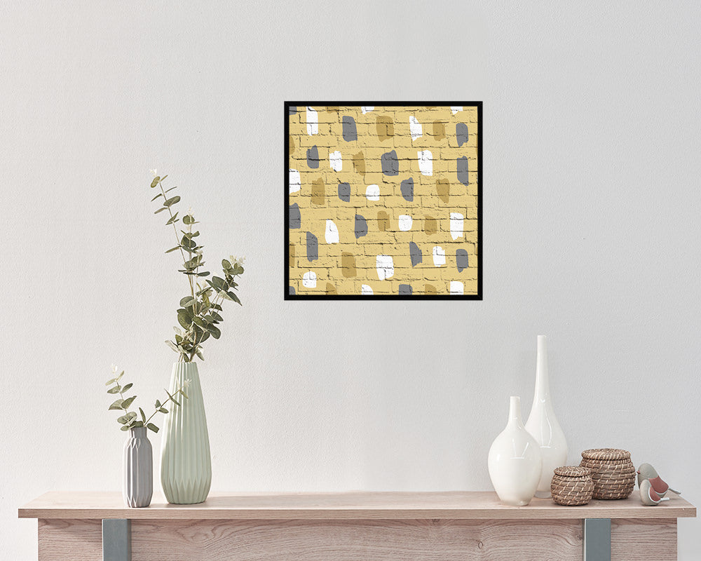 Shape Abstract Artwork Wood Frame Gifts Modern Wall Decor Art Prints