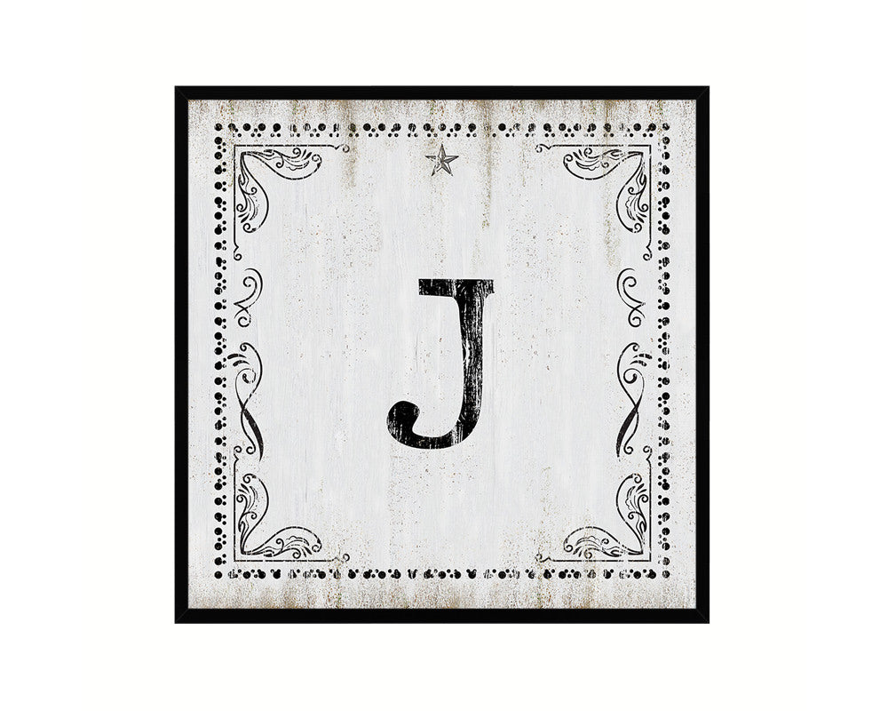 Letters D Custom Monogram Personality Name Sign Framed Prints Wall Art Decor