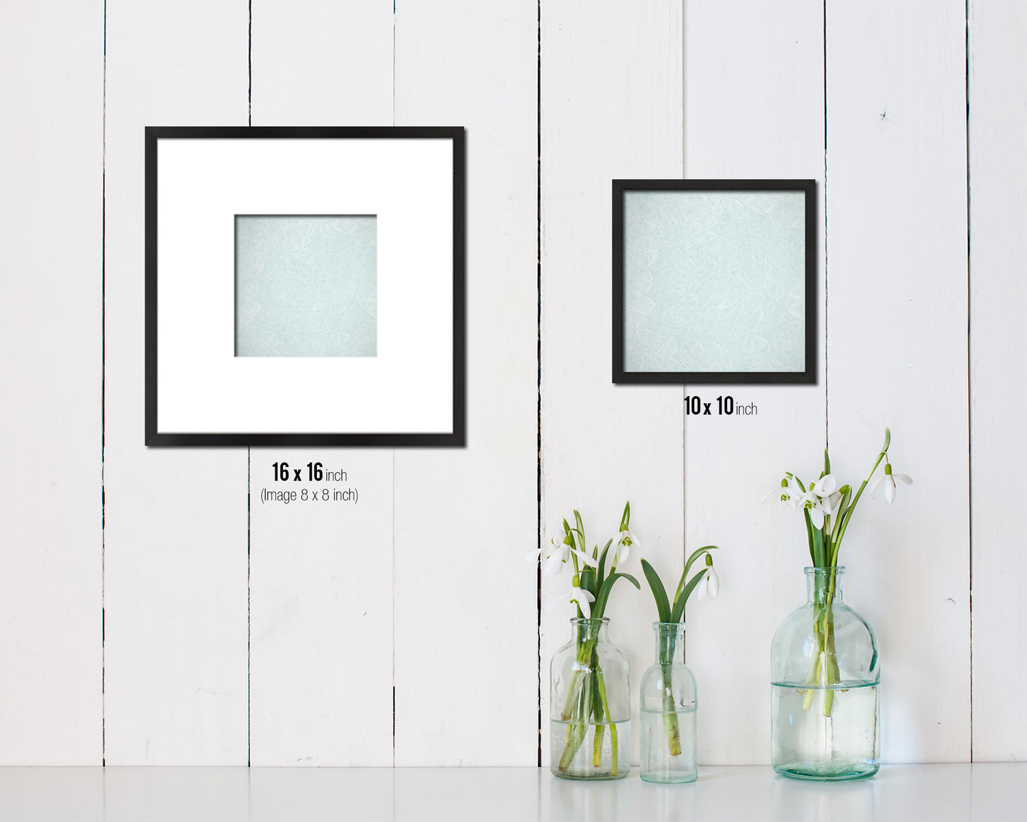 Geometric Abstract Artwork Wood Frame Gifts Modern Wall Decor Art Prints