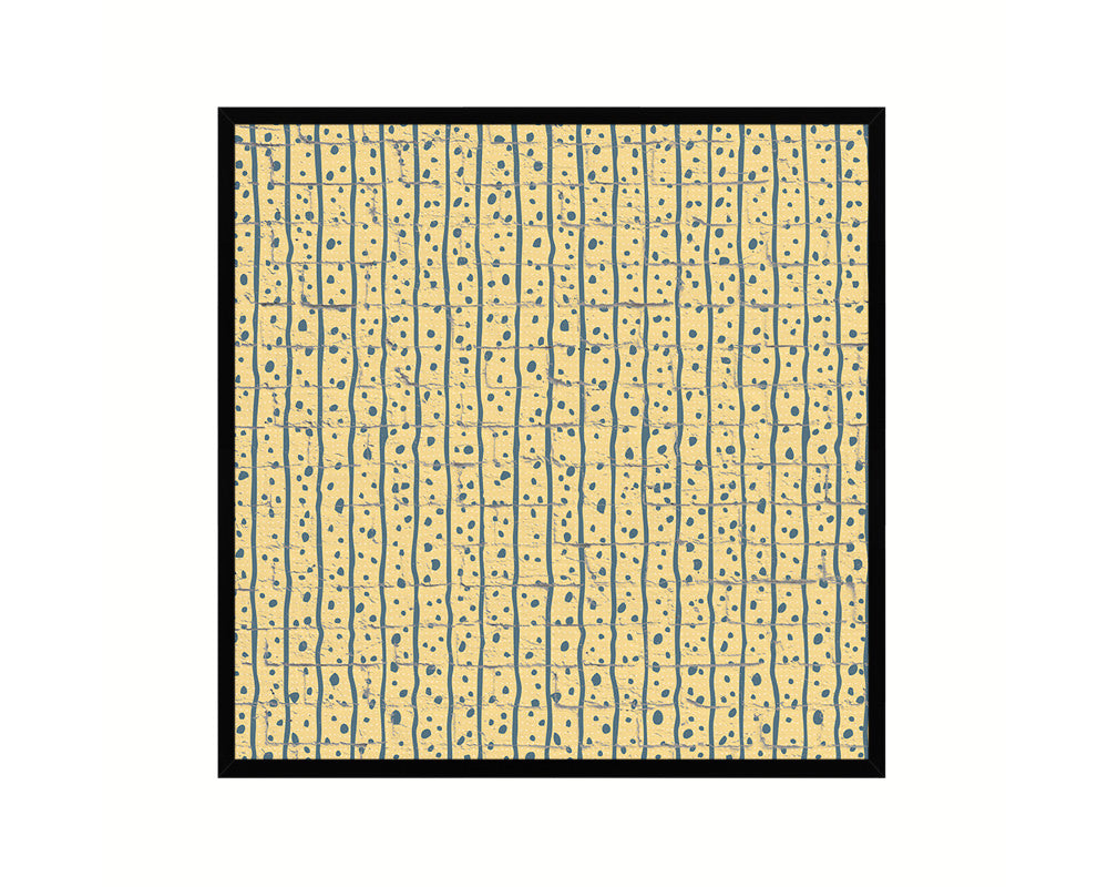 Abstract Yellow Artwork Wood Frame Gifts Modern Wall Decor Art Prints