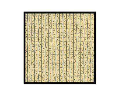 Abstract Yellow Artwork Wood Frame Gifts Modern Wall Decor Art Prints