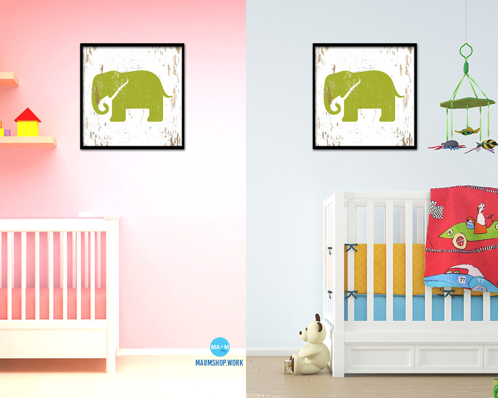 Elephant Animal Nursery Room Fine Art Paper Prints Home Decor Wall Art Gifts