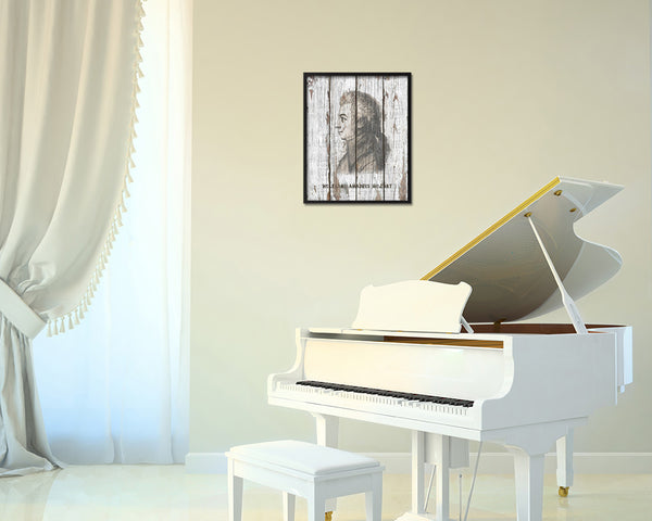 Woygang Amadeus Mozart Classical Music Framed Print Orchestra Teacher Gifts Home Wall Decor