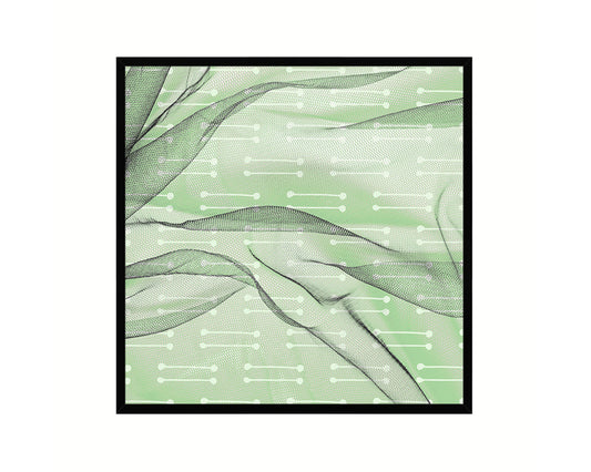Abstract Green Artwork Wood Frame Gifts Modern Wall Decor Art Prints