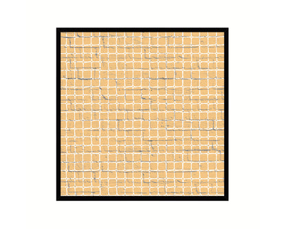 Abstract Yellow Artwork Wood Frame Gifts Modern Wall Decor Art Prints