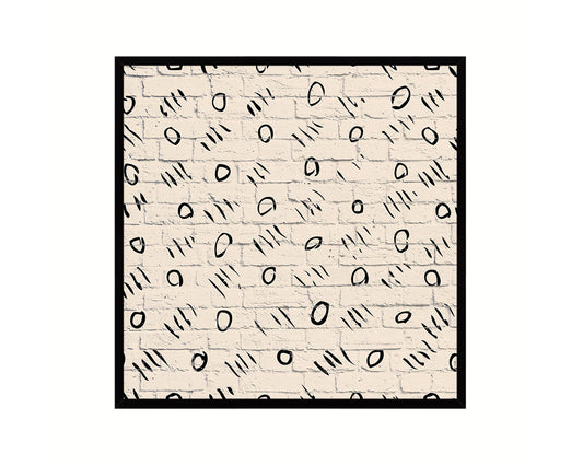 Abstract Yellow Artwork Wood Frame Gifts Modern Wall Decor Art Prints