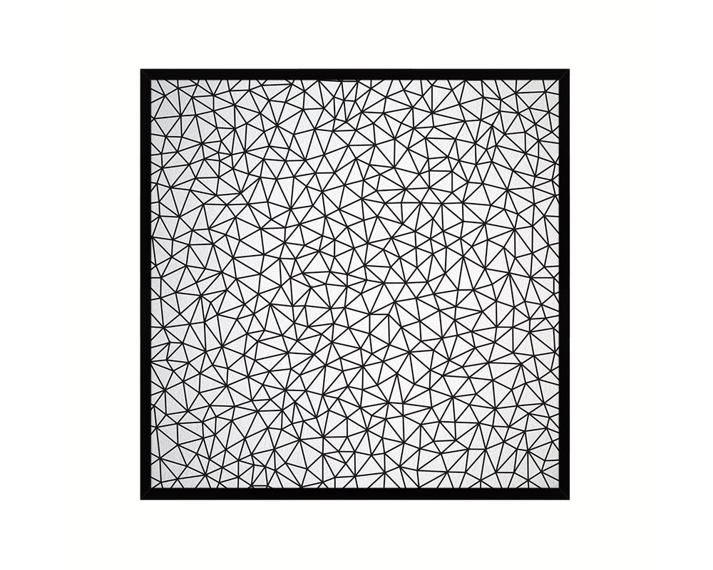 Abstract Black  Artwork Wood Frame Gifts Modern Wall Decor Art Prints