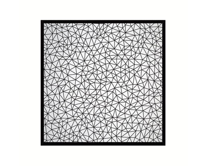 Abstract Black  Artwork Wood Frame Gifts Modern Wall Decor Art Prints