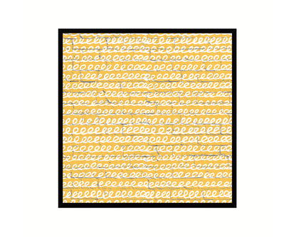 Abstract Yellow Artwork Wood Frame Gifts Modern Wall Decor Art Prints
