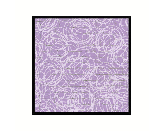 Abstract Purple Artwork Wood Frame Gifts Modern Wall Decor Art Prints