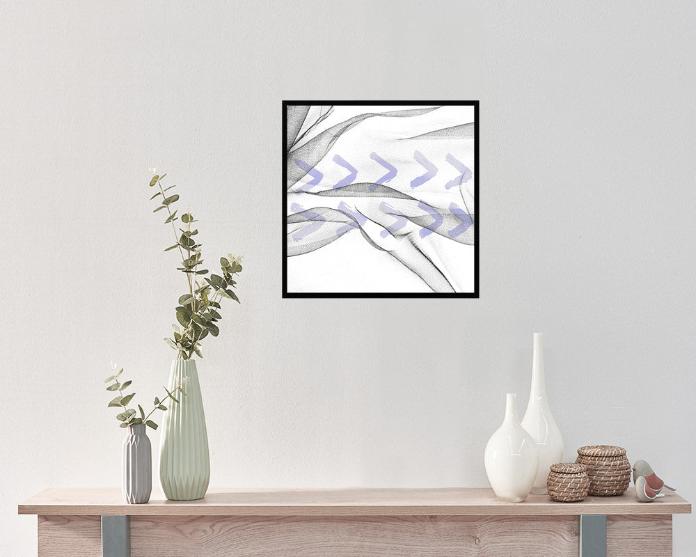 Brush Object Abstract Artwork Wood Frame Gifts Modern Wall Decor Art Prints