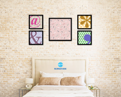 Abstract Artwork Wood Frame Gifts Modern Wall Decor Art Prints