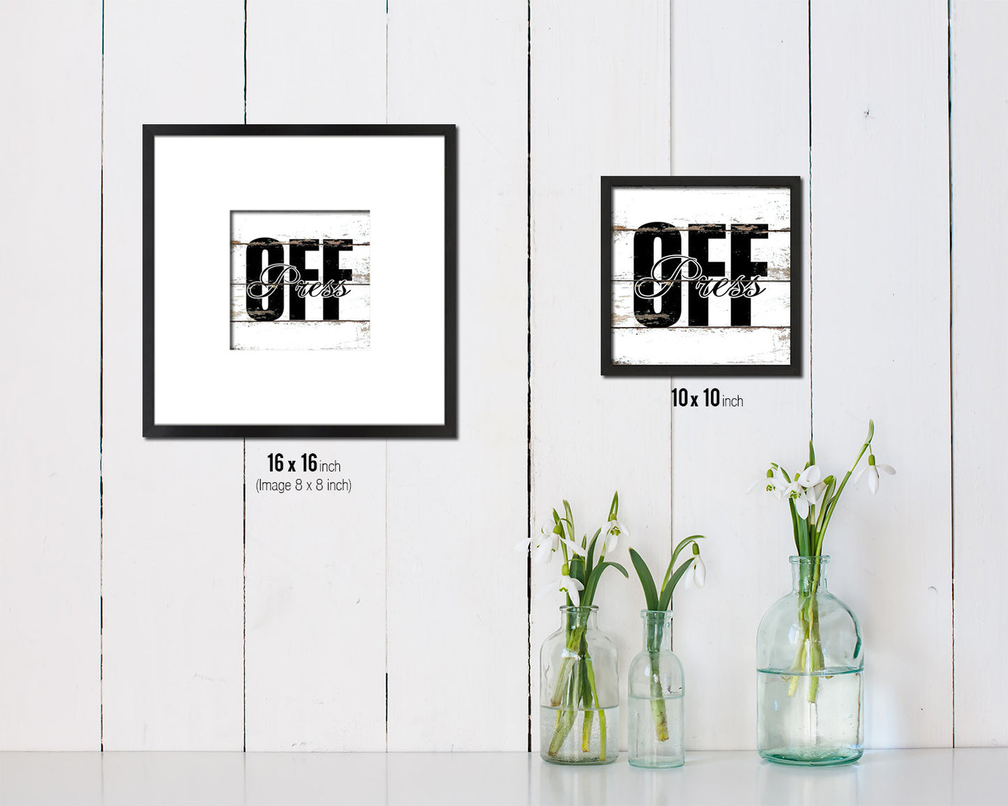 Press off Quote Framed Print Home Decor Wall Art Gifts