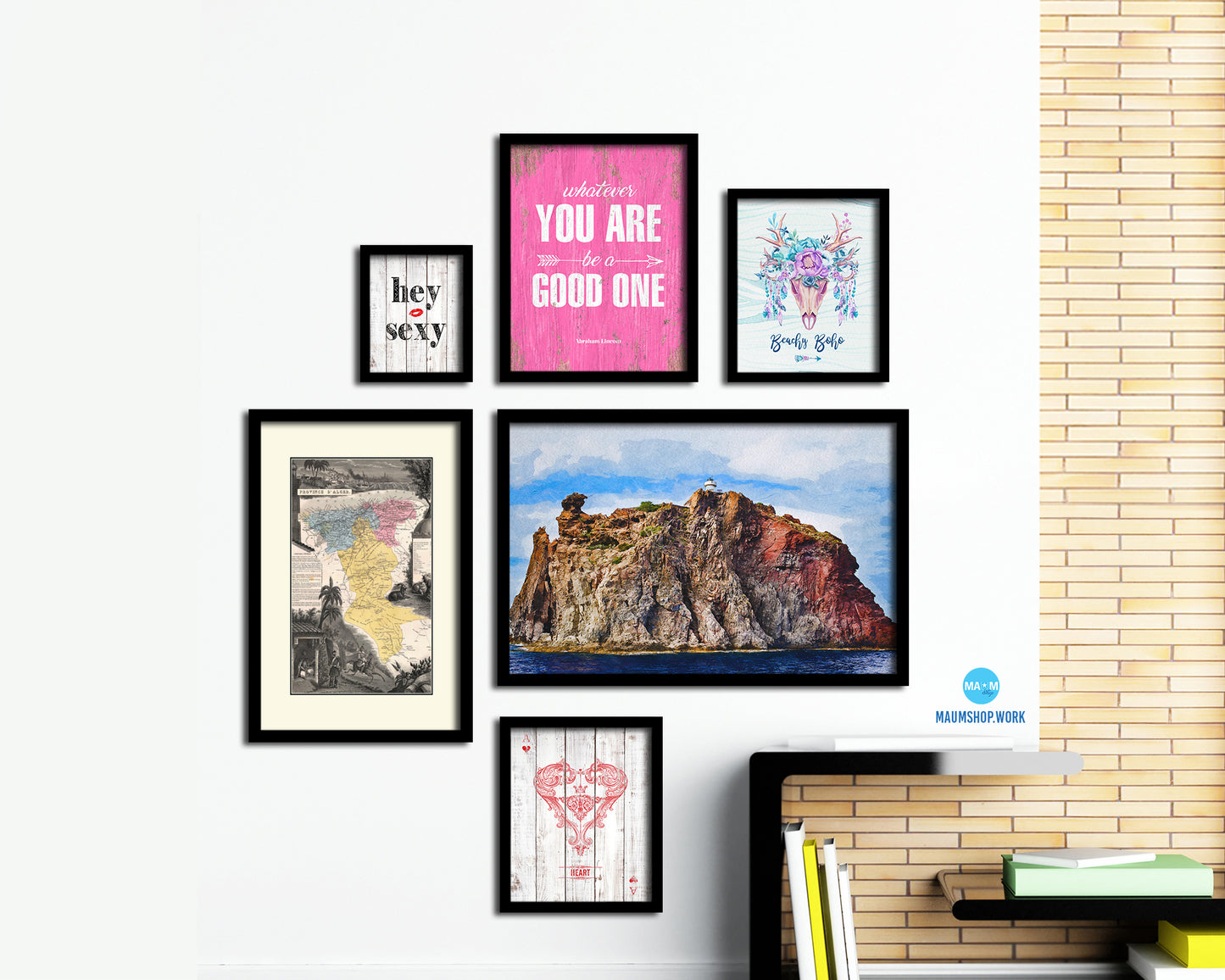 Province D'alcer Old Map Wood Framed Print Art Wall Decor Gifts