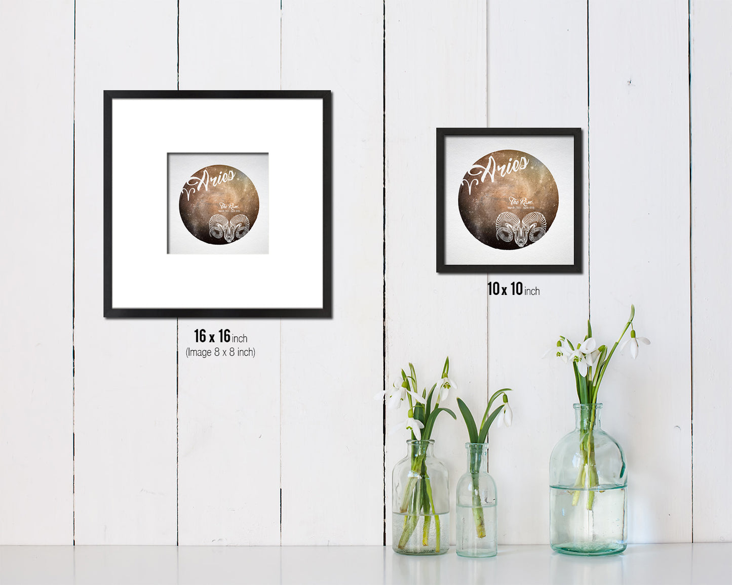 Aries Astrology Prediction Yearly Horoscope Wood Framed Print Wall Art Decor Gifts