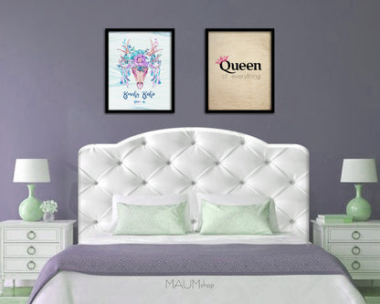 Queen of everythig Quote Framed Print Wall Decor Art Gifts