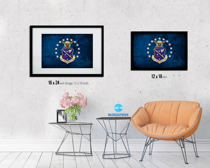 181st Intelligence Wing Emblem Paper Texture Flag Framed Prints Home Decor Wall Art Gifts